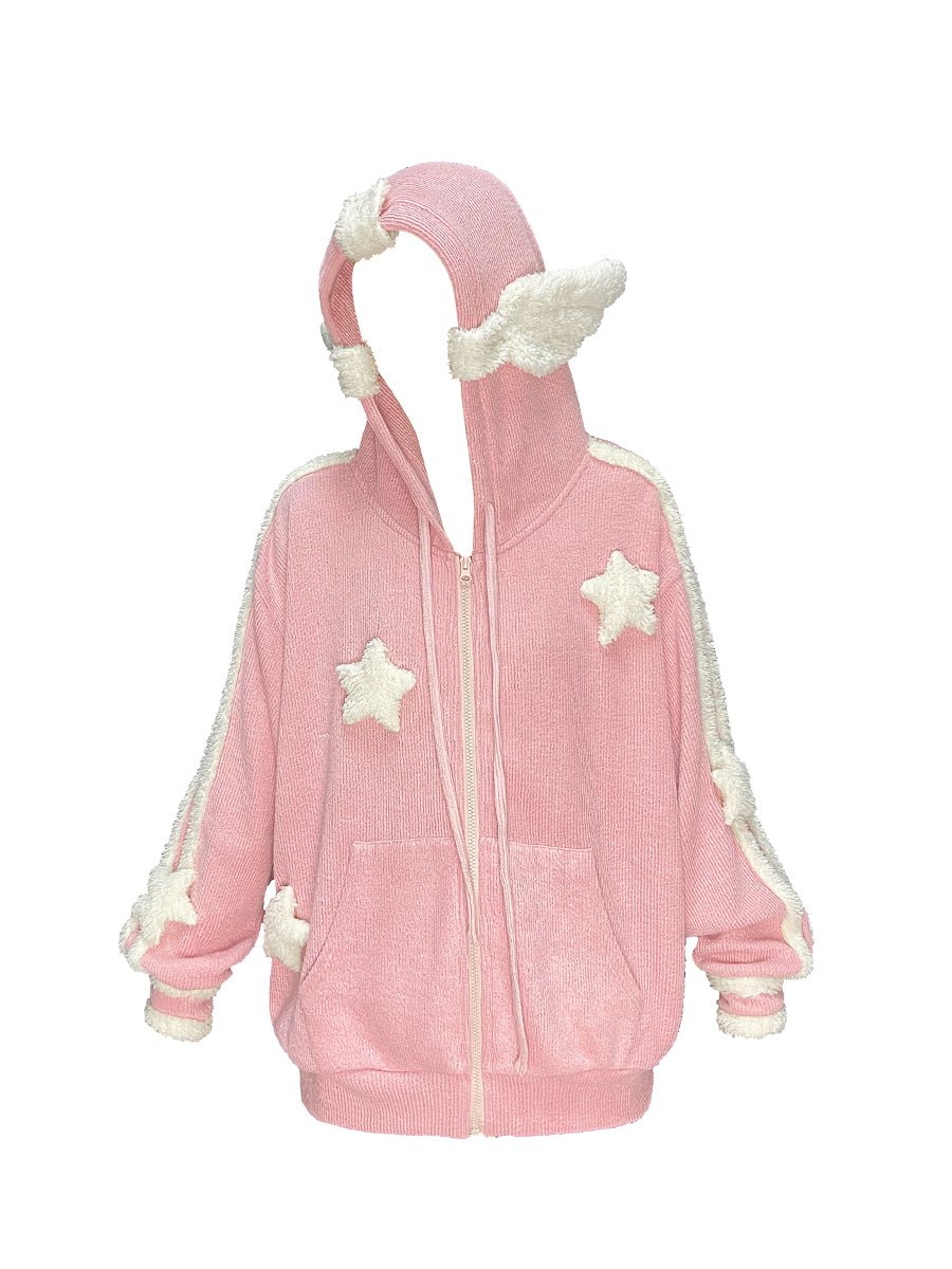 Angel Wings Star Knit Jacket