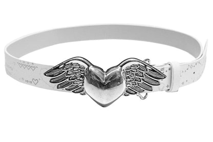 PU Leather Angel Wing Belt