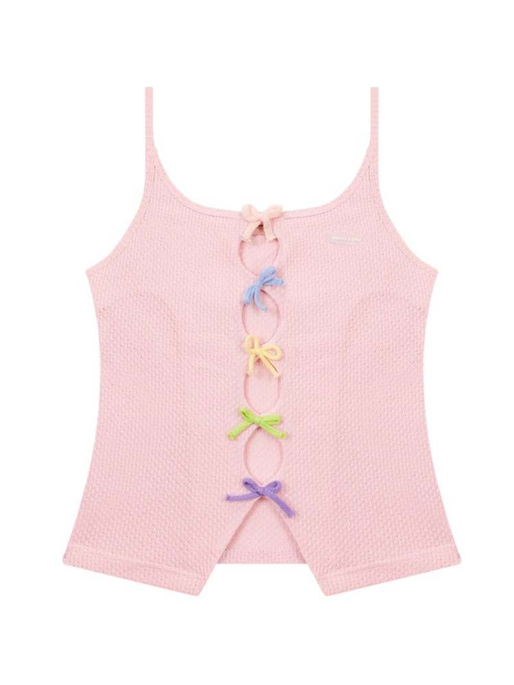 Colorful Ribbon Knit Camisole