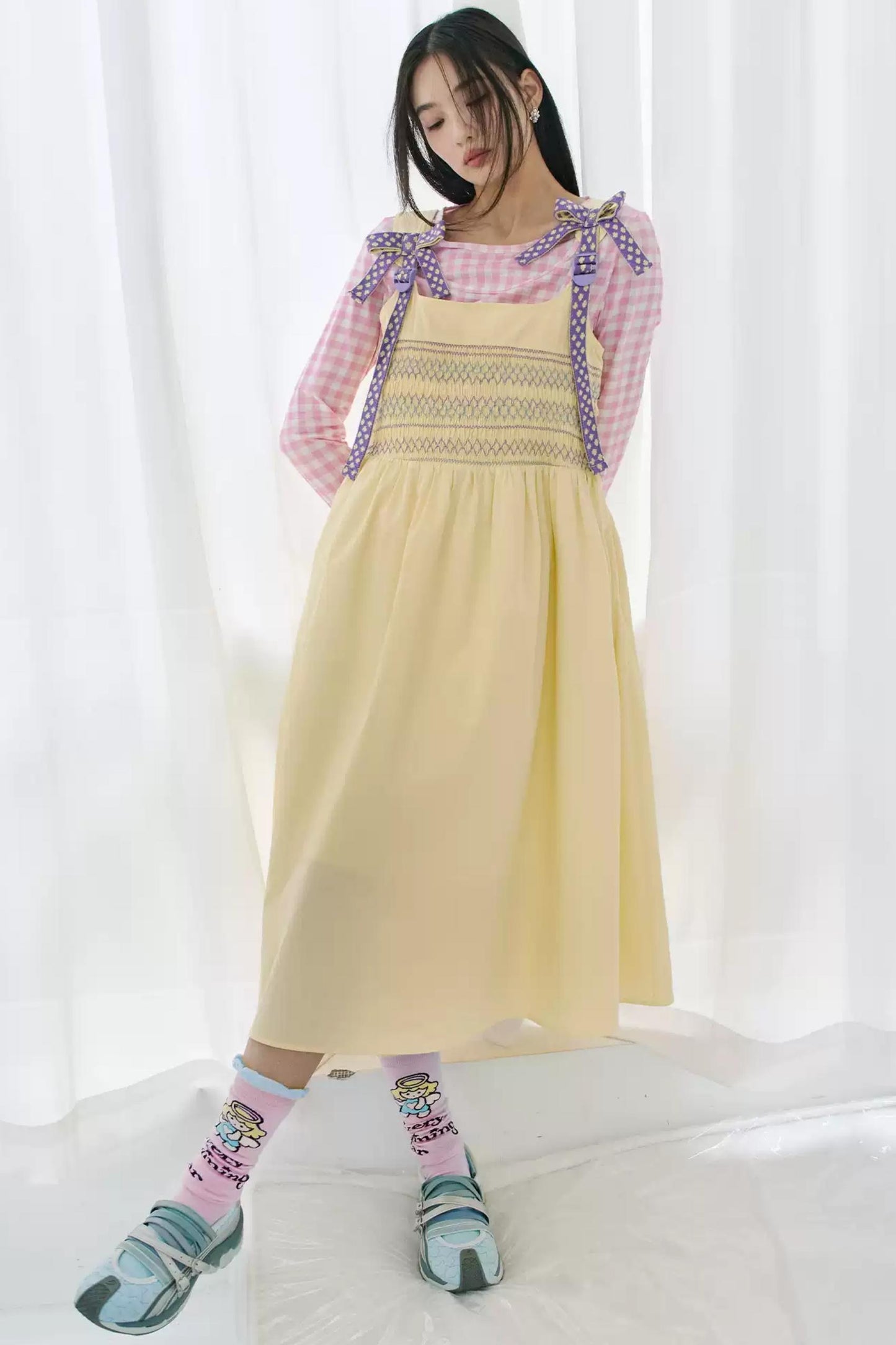 Peach Heart Halter Dress