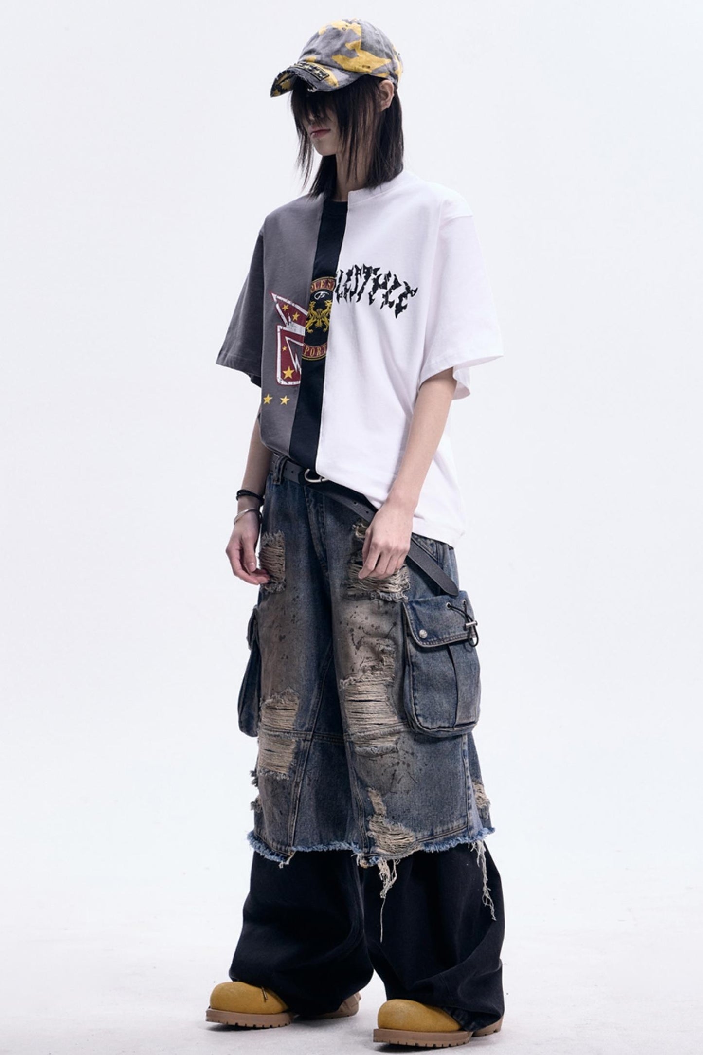 Retro Color Block Tee