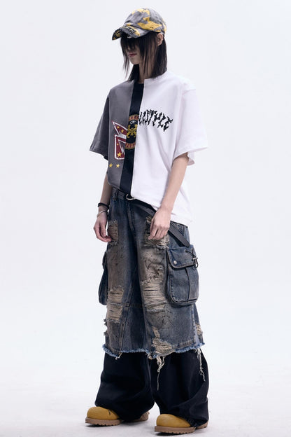 Retro Color Block Tee