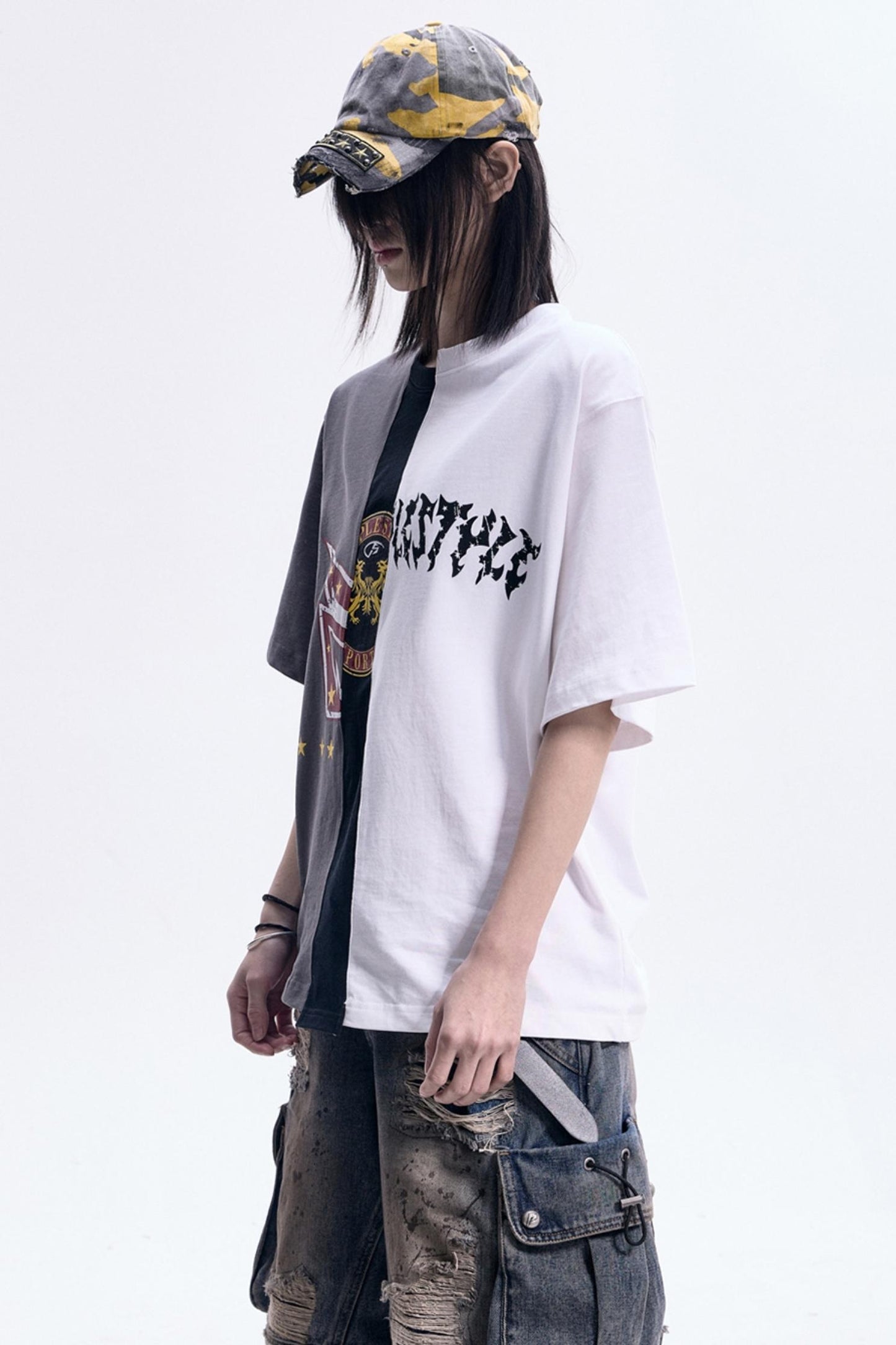 Retro Color Block Tee