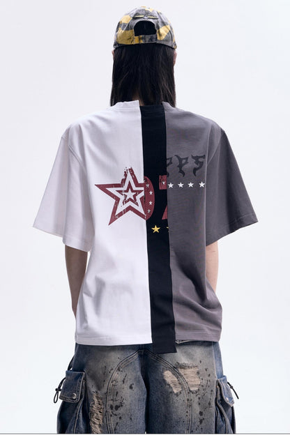 Retro Color Block Tee