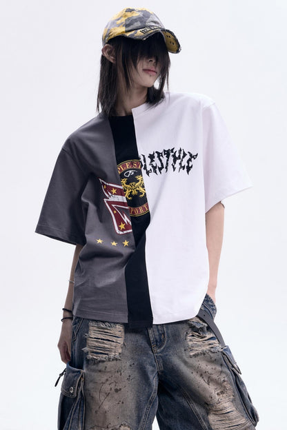 Retro Color Block Tee