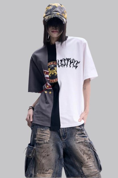 Retro Color Block Tee