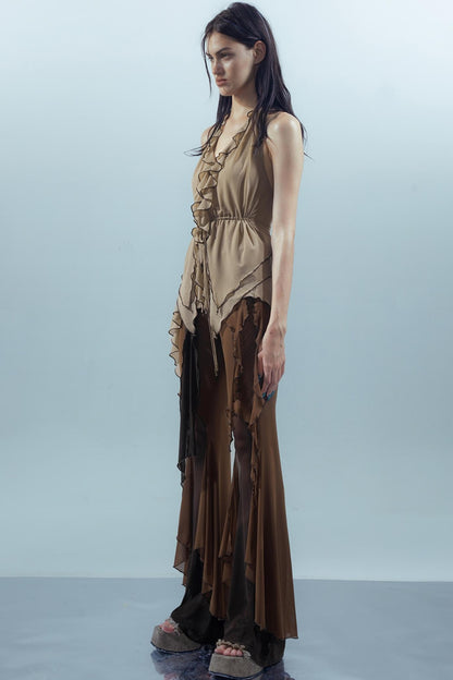 Dreamy Ruffled Mesh Tank