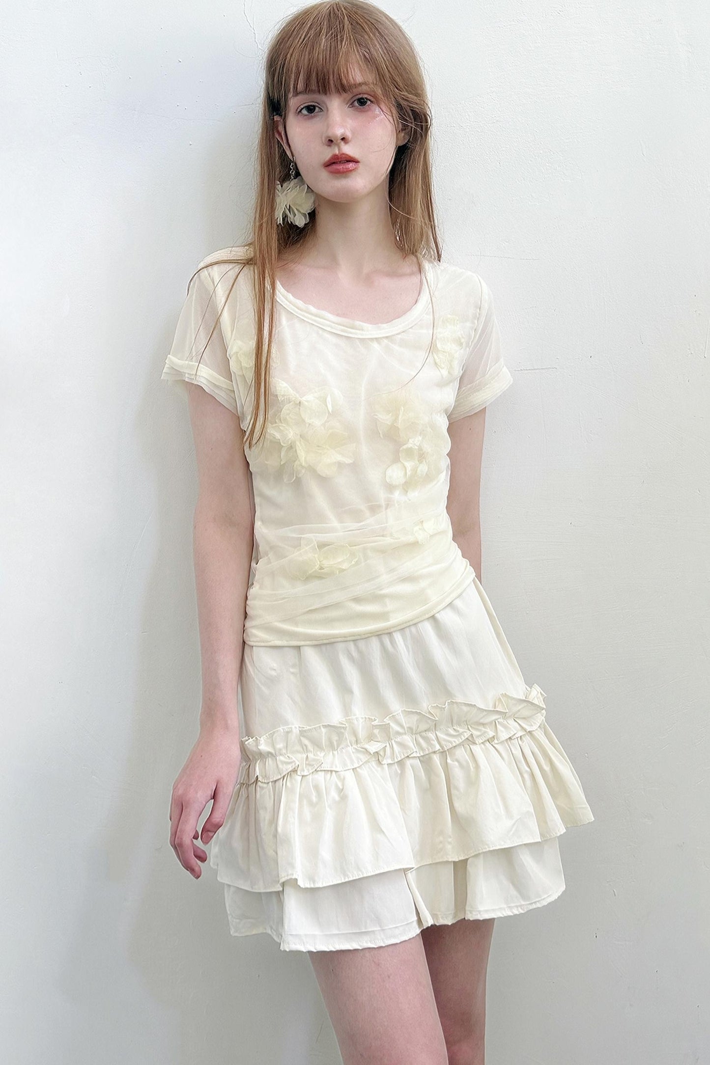 Summer Blossom Tee Skirt Set-Up