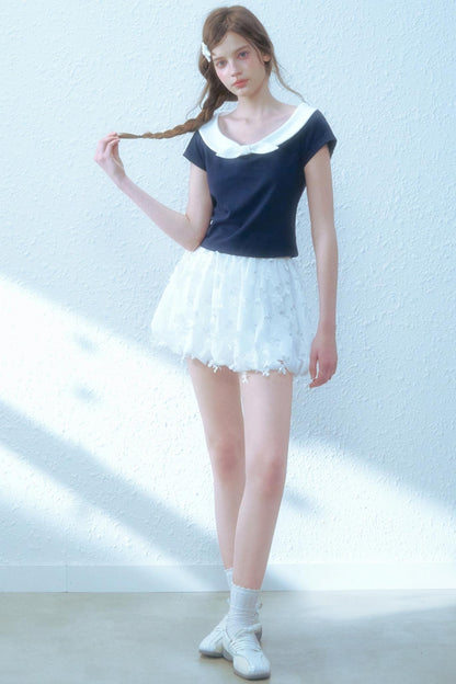 Summer Flower Pod Pants Skirt