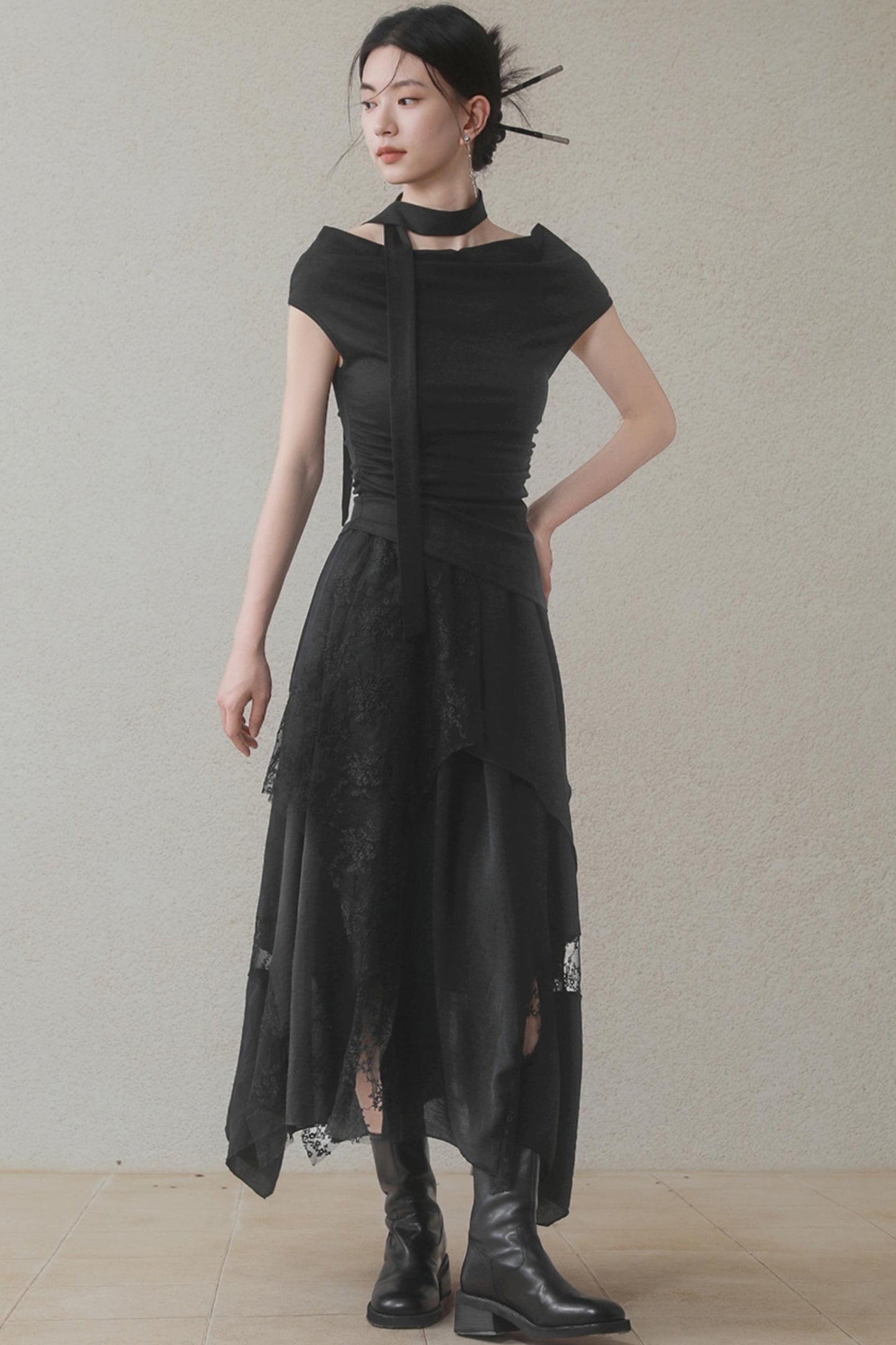 Flutter Drawstring T-Shirt