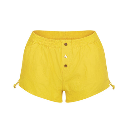 Summer Sweet Low-Rise Nylon Shorts