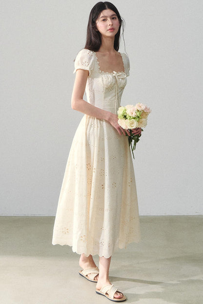 Embroidered Vacation Dress