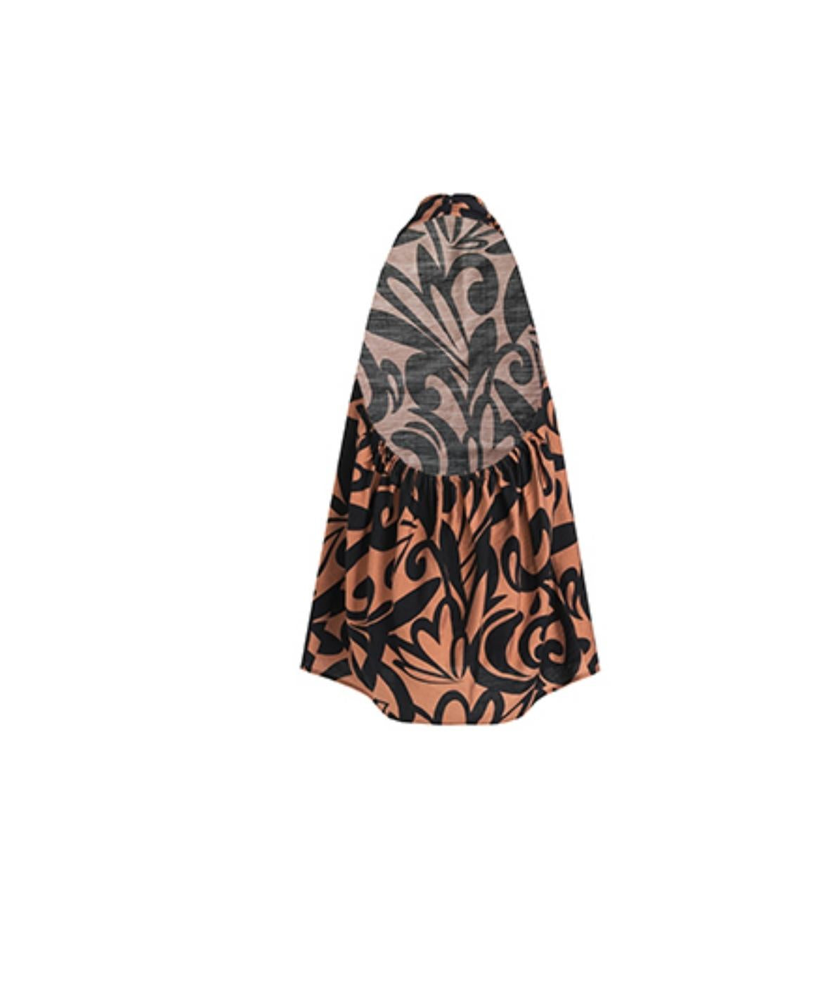 Swing Neck Strapless Summer Top