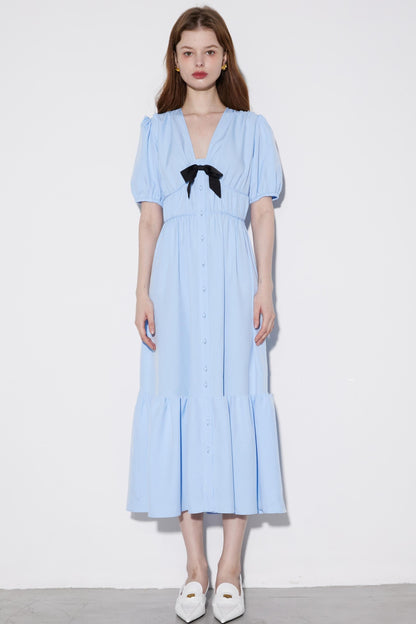 Bow Hem Summer Dress