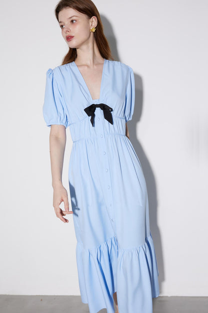 Bow Hem Summer Dress