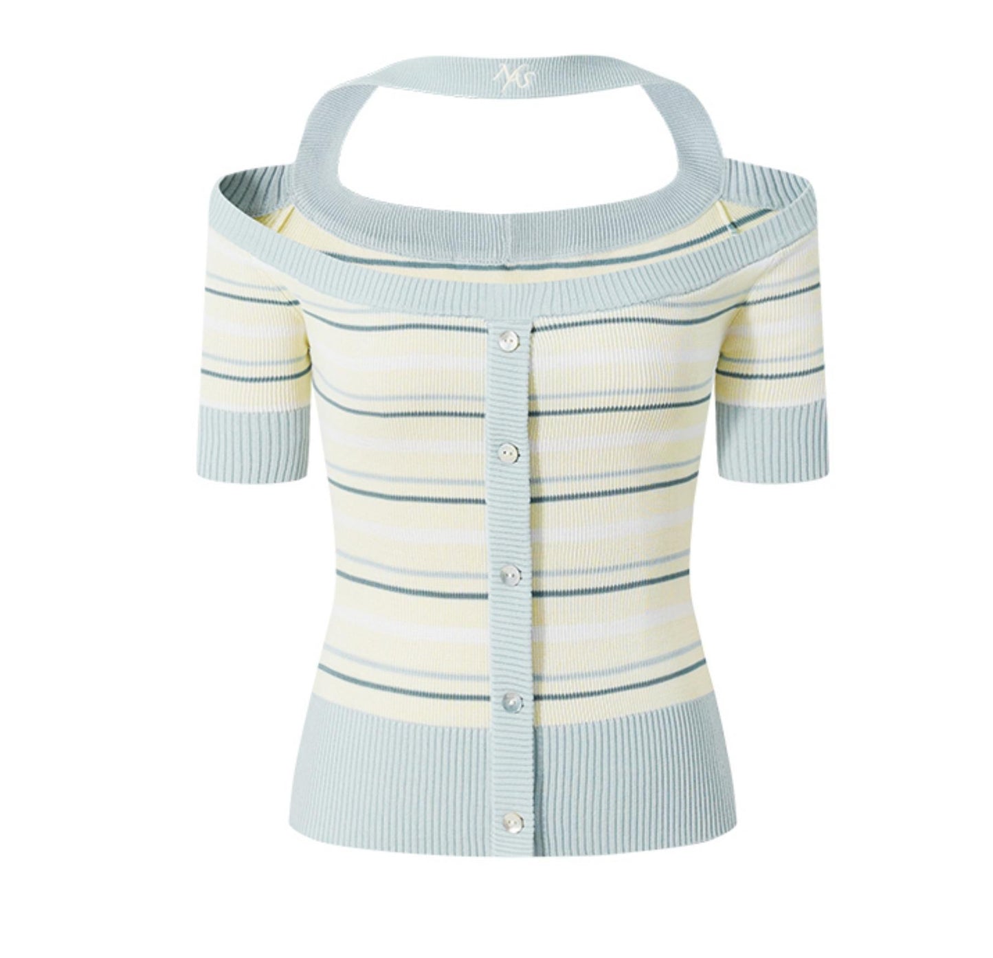 Slim Striped Mousse Tee