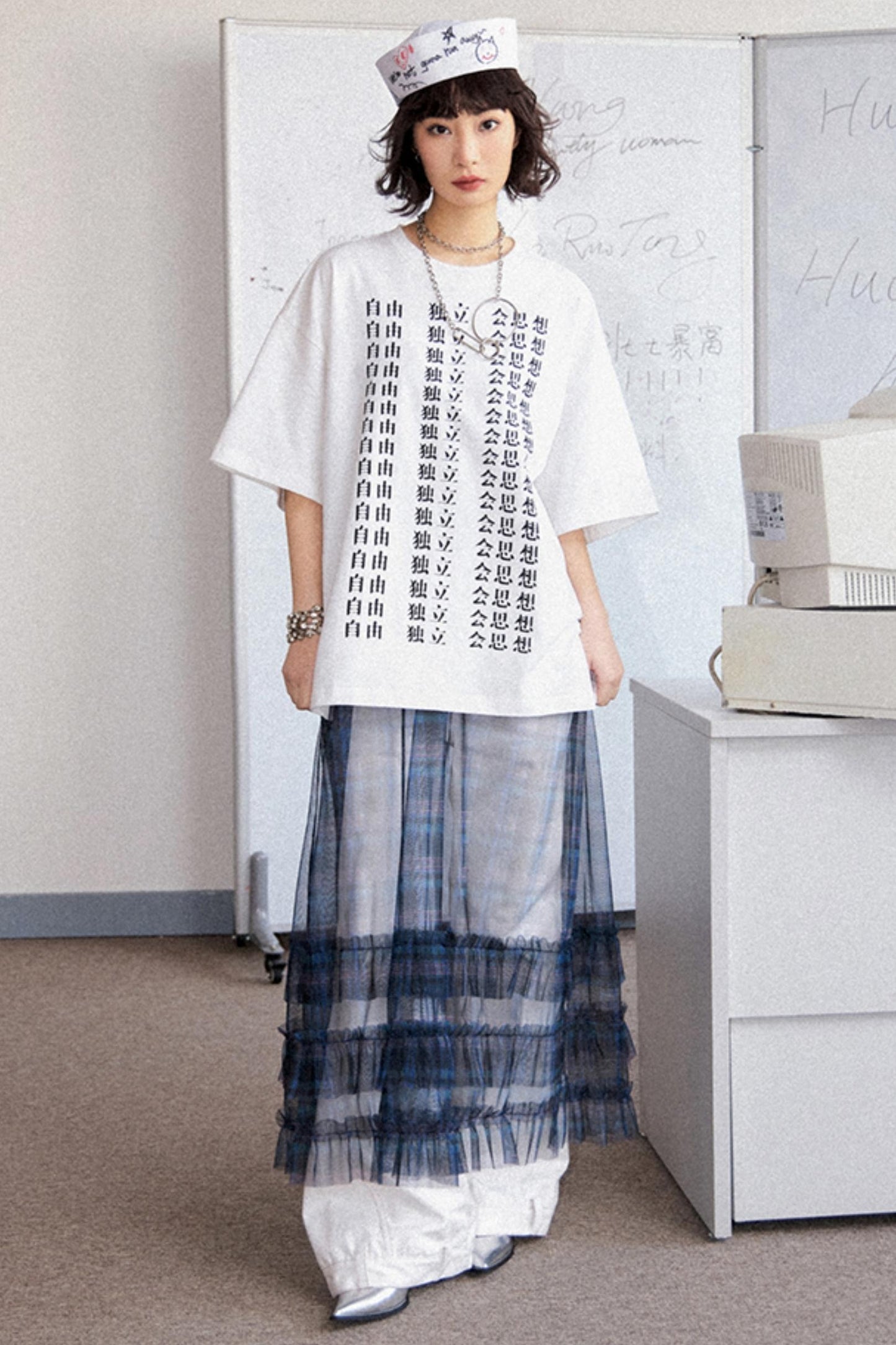 Escape Plaid Maxi Dress