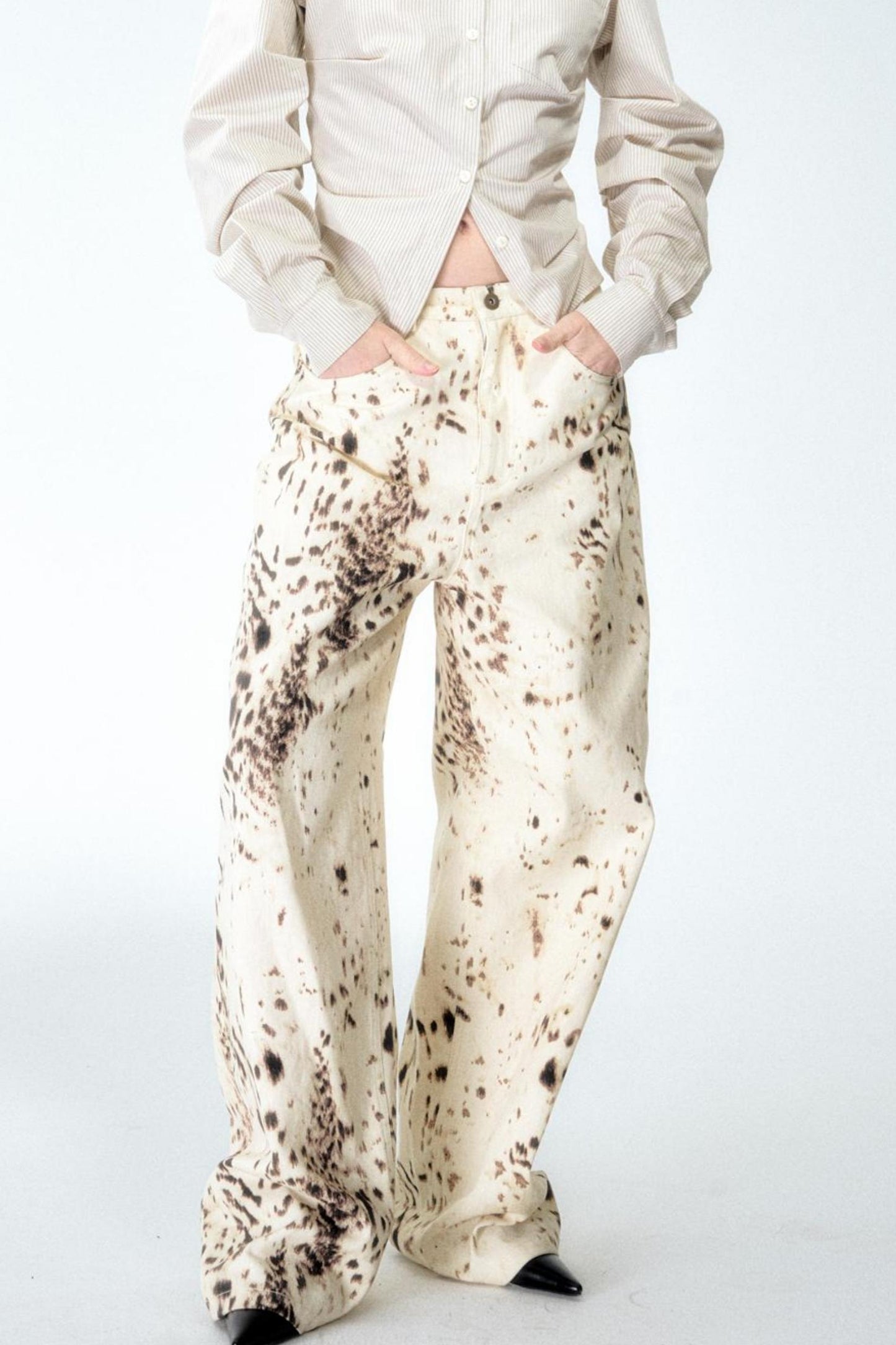 Wild Spice Wide-Leg Jeans