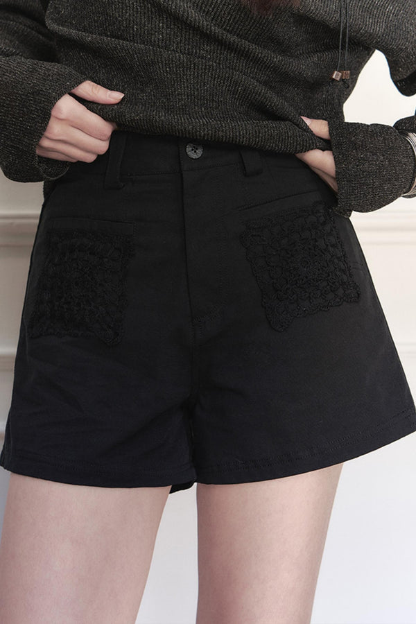 Rosebud High-Waist Shorts