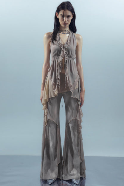 Dreamy Ruffled Mesh Tank