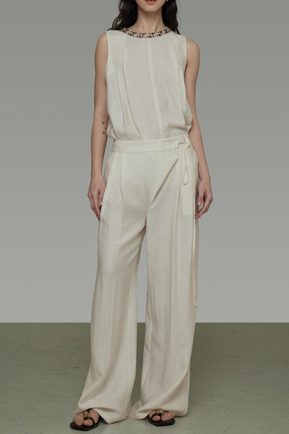 Simple Union Collar Vest