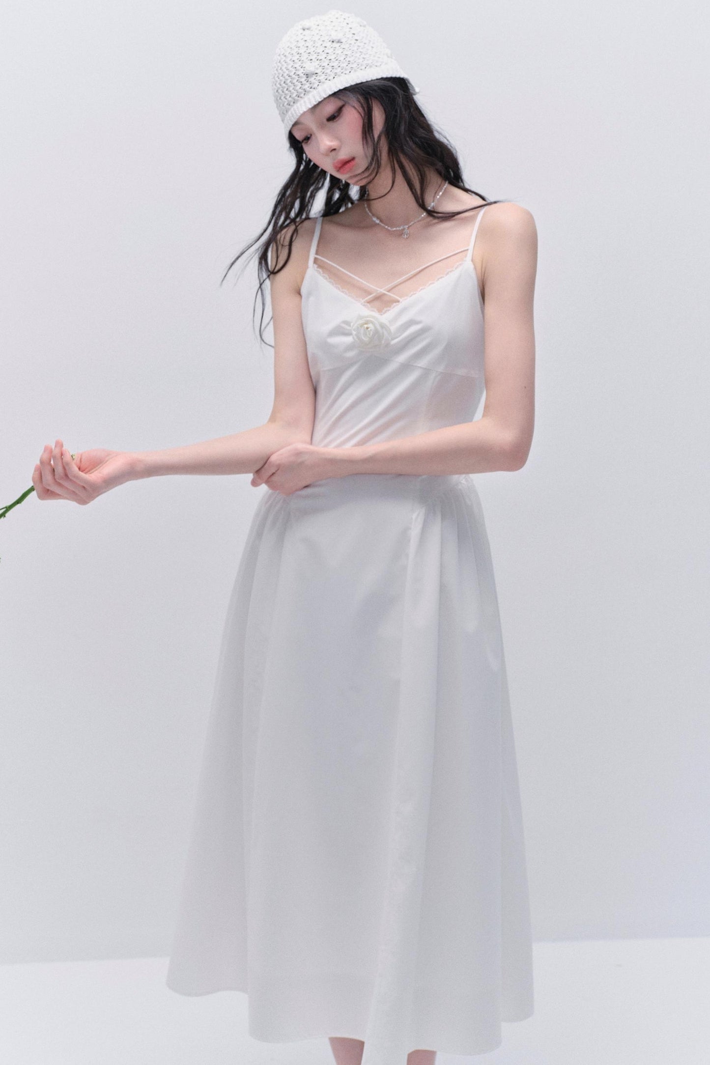 Moonlit Halter Elegance Dress