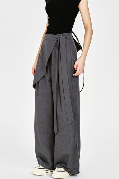 Irregular Wide-Leg Pants