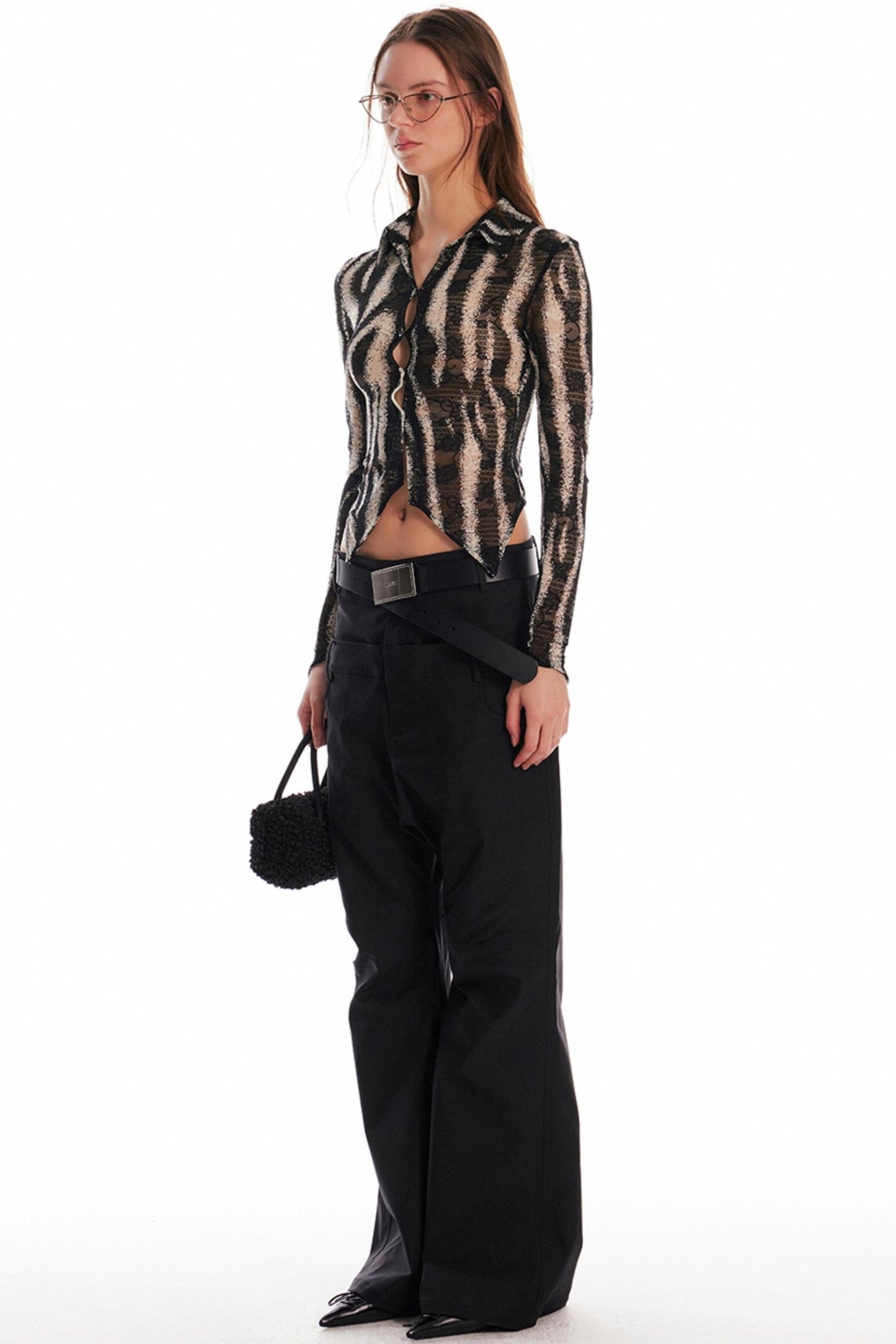 Zebra Chic Slim Fit Top