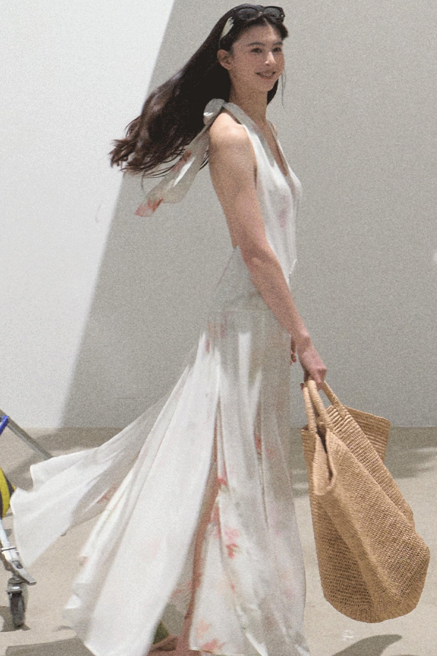 Serene Summers Halter Dress