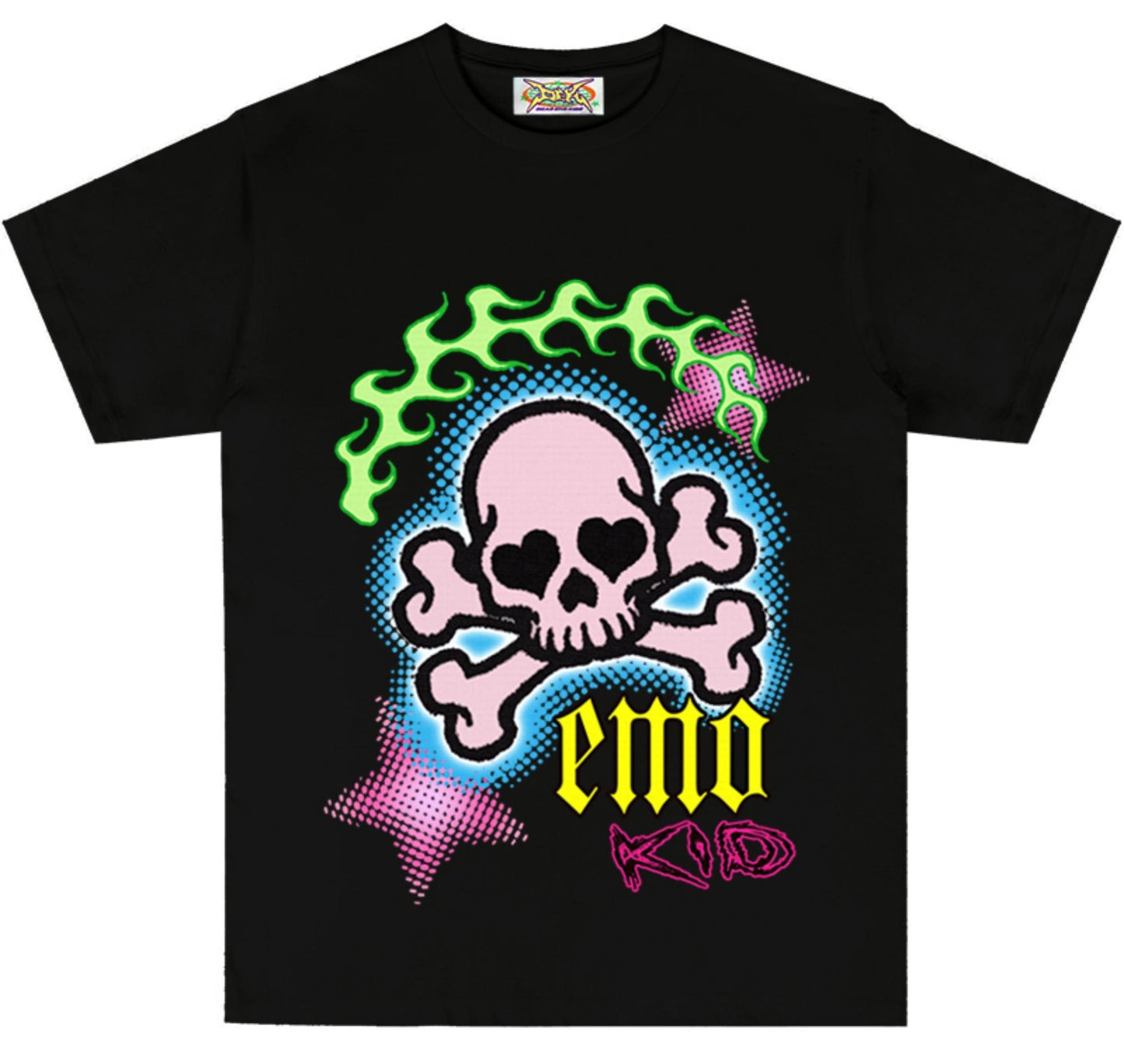 Punk Loose Fit Skull T-Shirt