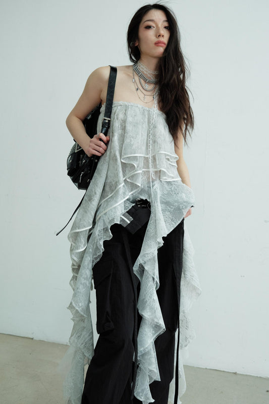 Romantic Tulle Bustier Top