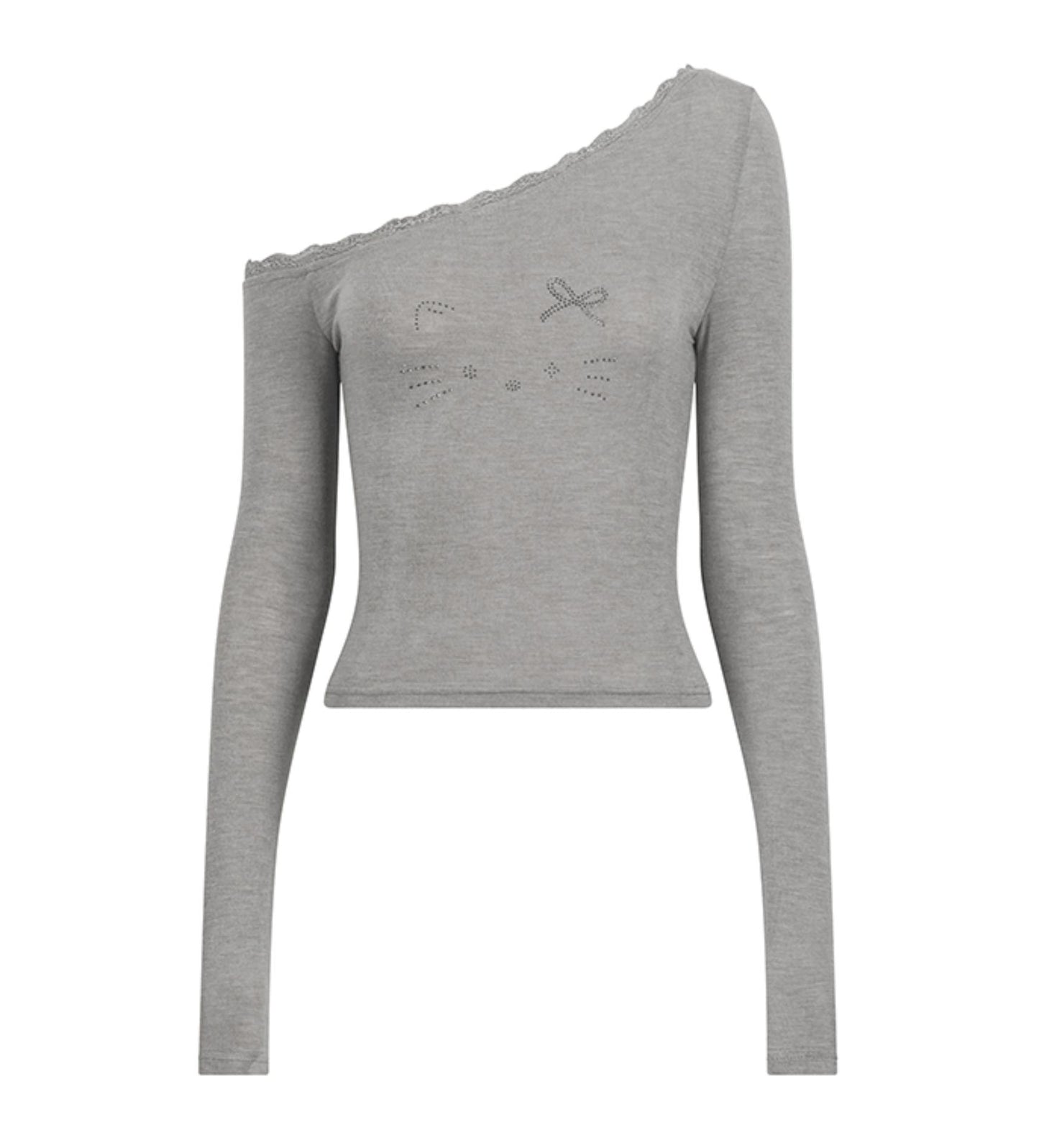 Sensual Lace-Trimmed Top