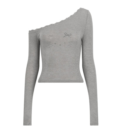 Sensual Lace-Trimmed Top