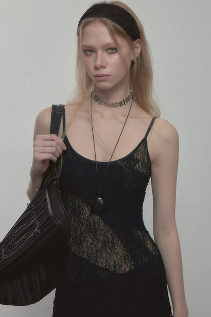 Summer Black Lace Dress