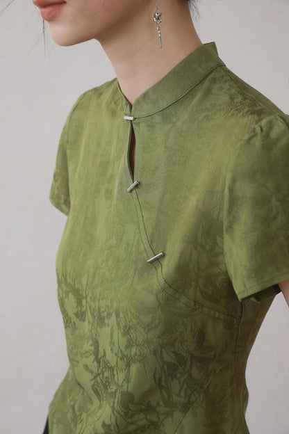 Summer Green Tea Top