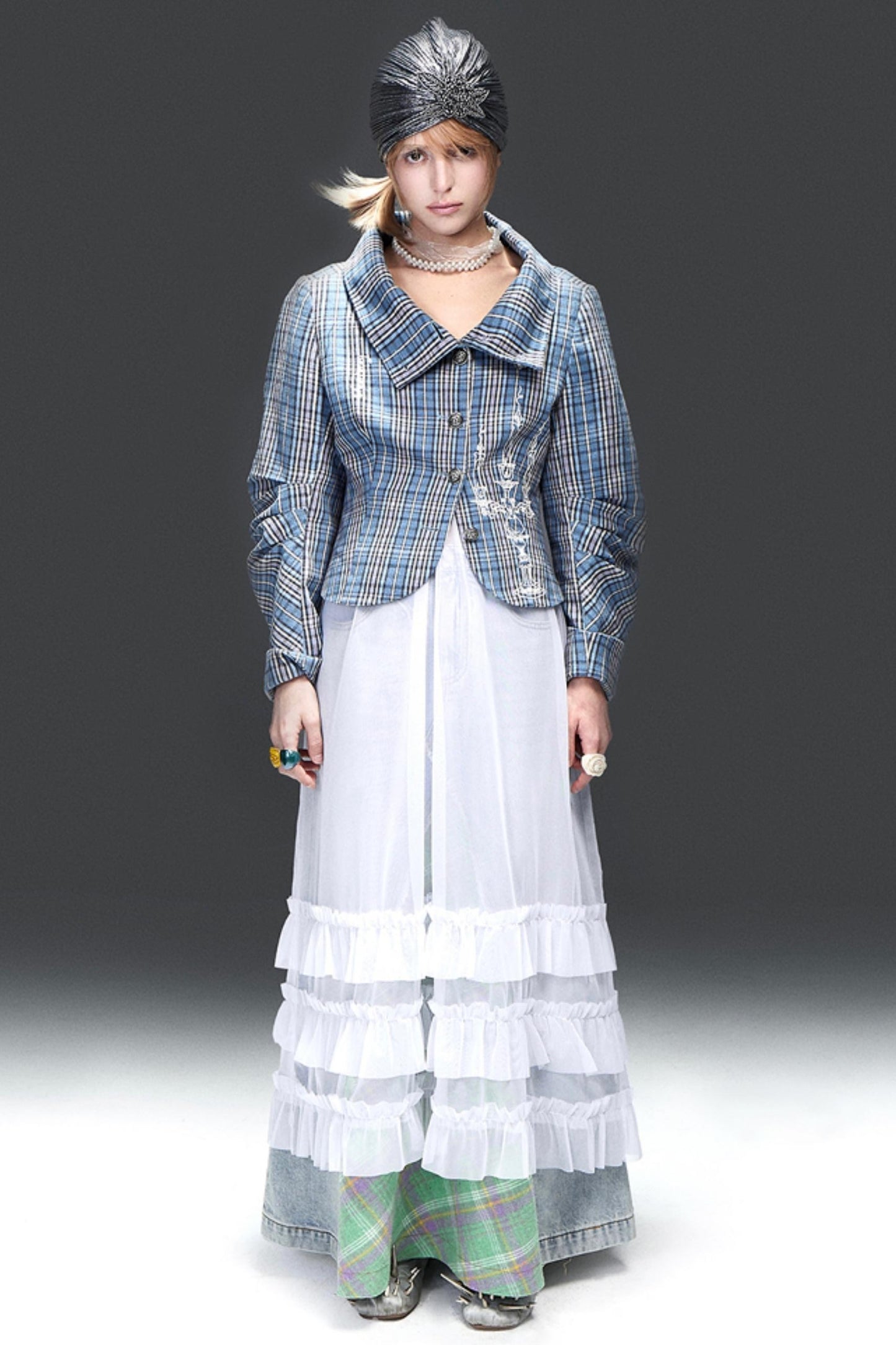 Escape Plaid Maxi Dress