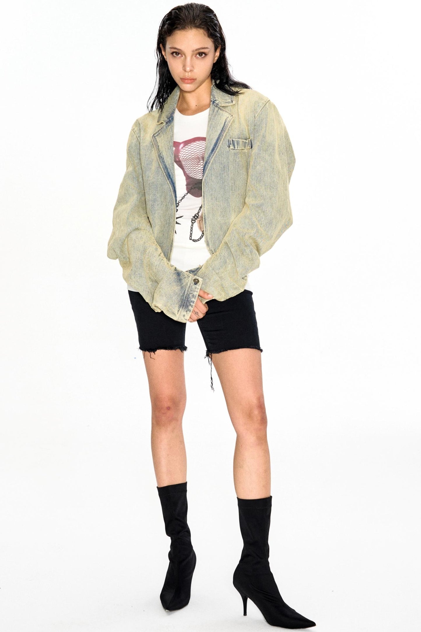 Vintage Denim Blazer