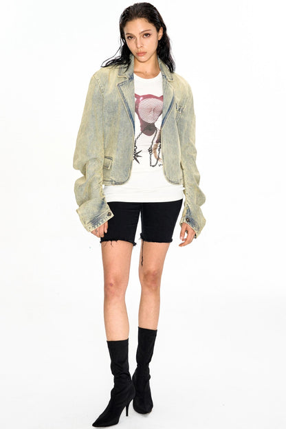 Vintage Denim Blazer