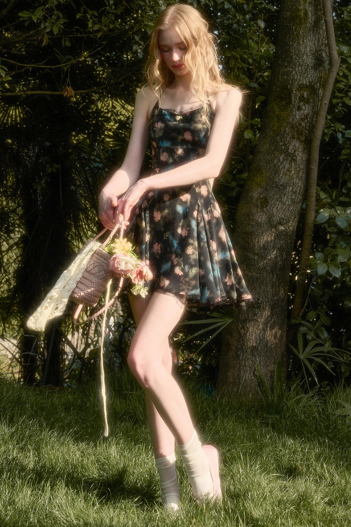 Green Lace Maxi Dress