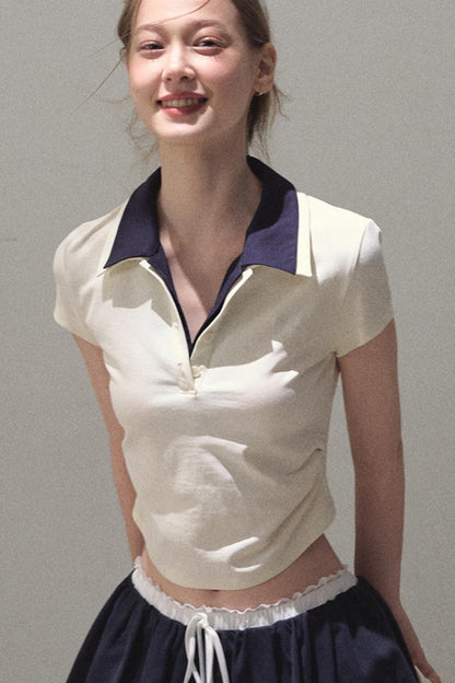 Vintage Lace Poncho Polo Skirt Set-Up