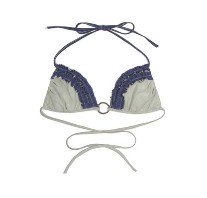 Colorful Punk Ruffle Bikini