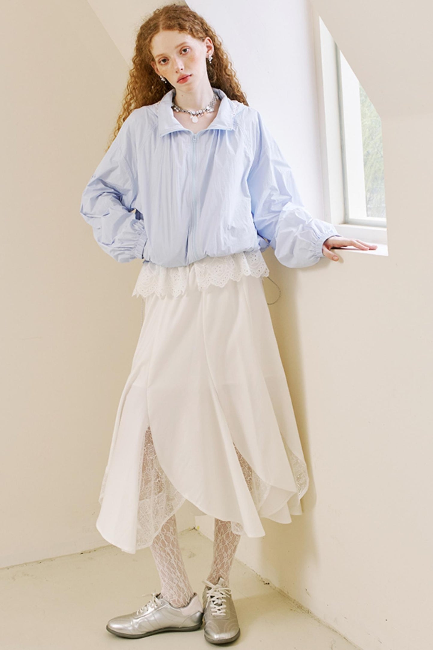 Breezy Lace Fishtail Skirt