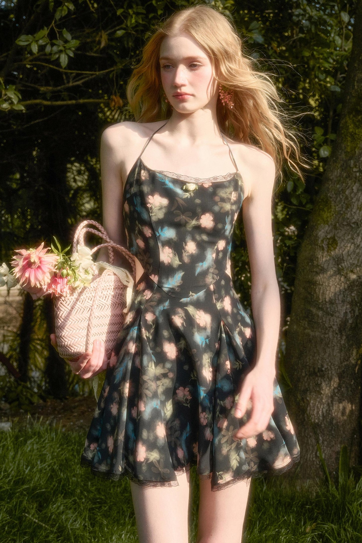 Green Lace Maxi Dress