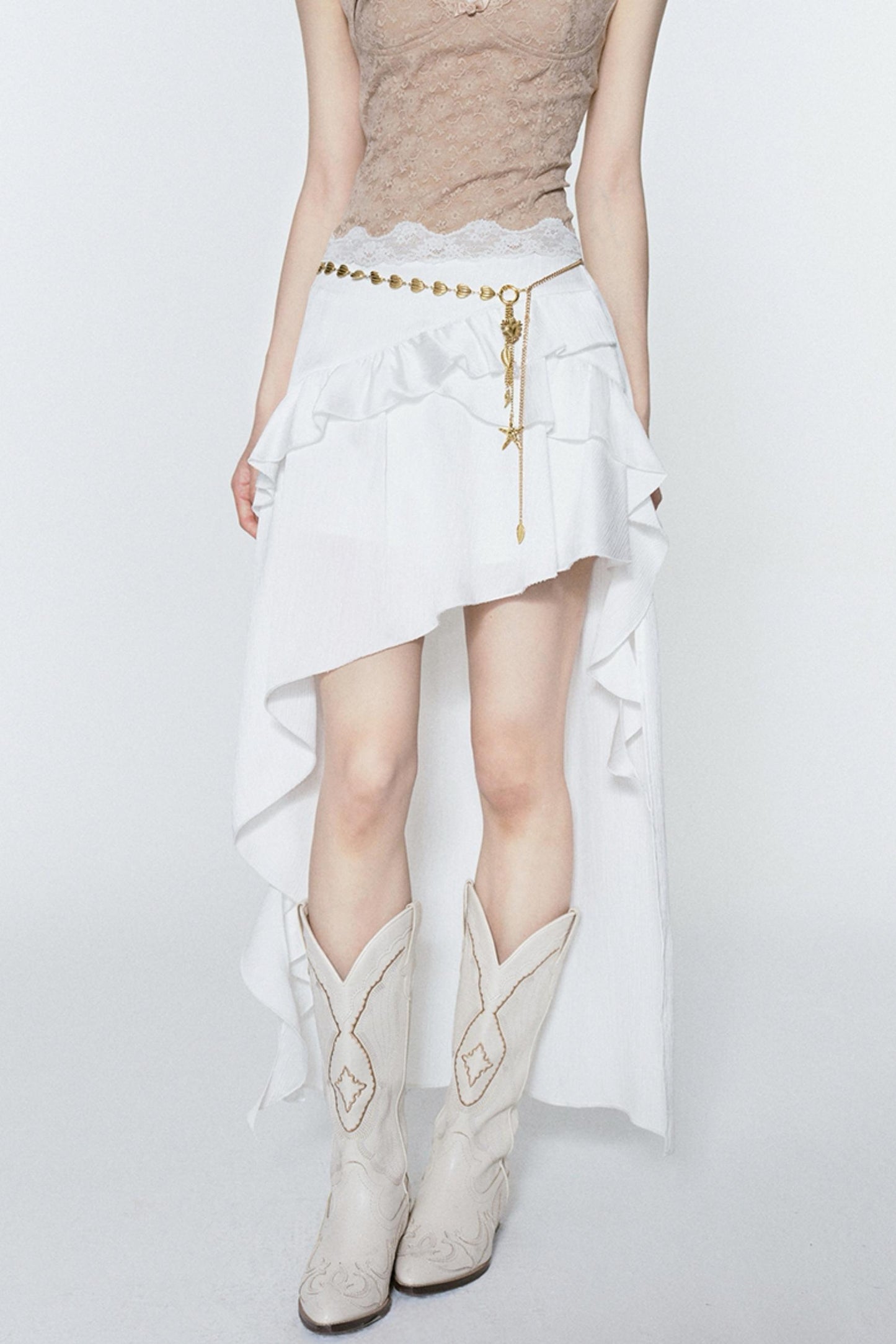 Irregular Bustier Skirt