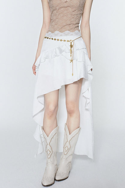 Irregular Bustier Skirt