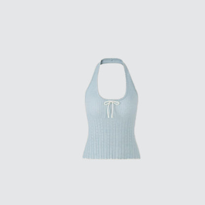 Summer Knit Halter Top