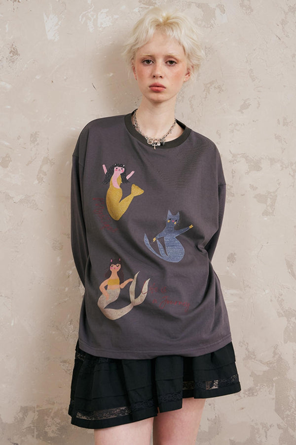 Mermaid Dreams Long Sleeve T-Shirt