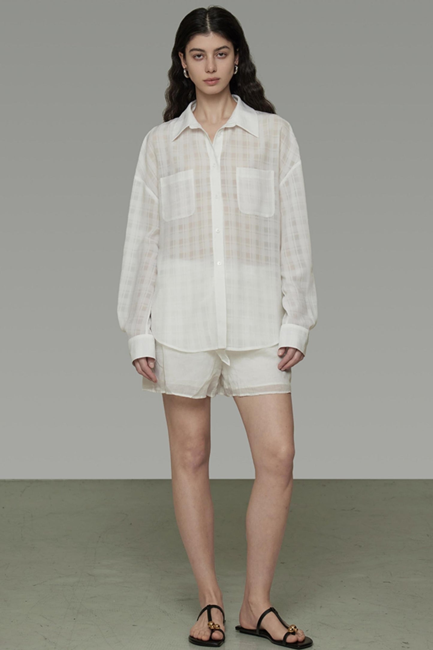 Tie-Waist Linen Shorts