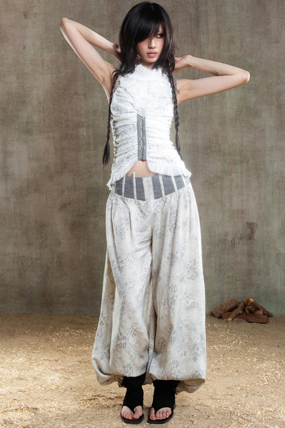 Retro Fishbone Pants