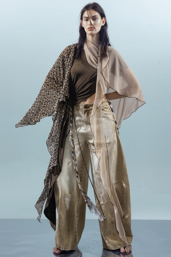 Off-Shoulder Irregular Tee